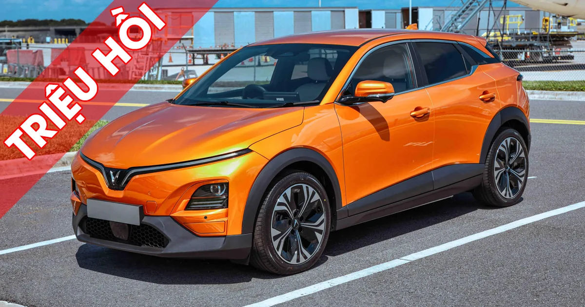 Triệu hồi xe VinFast VF 6 PLUS sản xuất từ tháng 18/03/2024 đến 09/04/2024