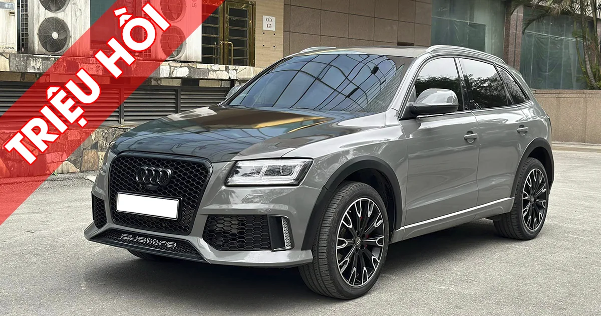 Triệu hồi xe Audi Q5 được sản xuất từ năm 2009 đến năm 2012