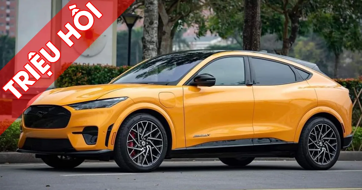 Triệu hồi xe Ford Mustang Mach-E sản xuất từ 24/02/2020 đến 03/06/2025