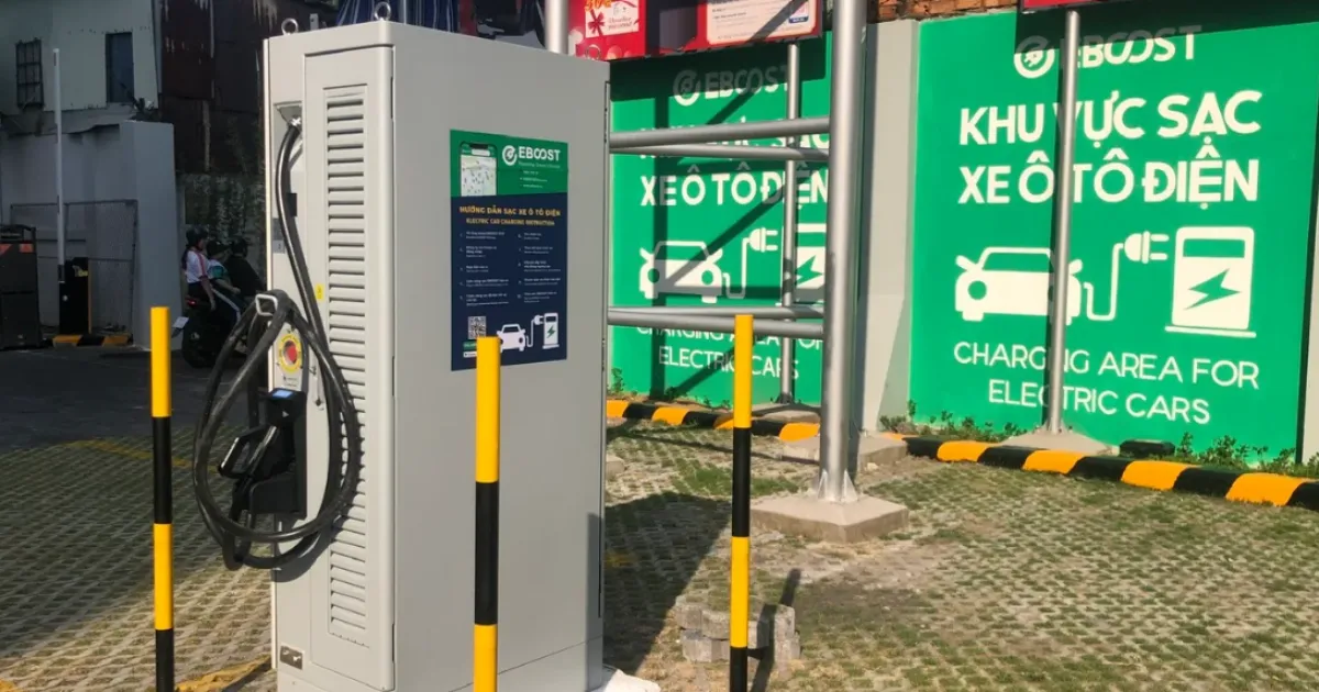 Danh sách trạm sạc xe điện công cộng EBOOST năm 2026