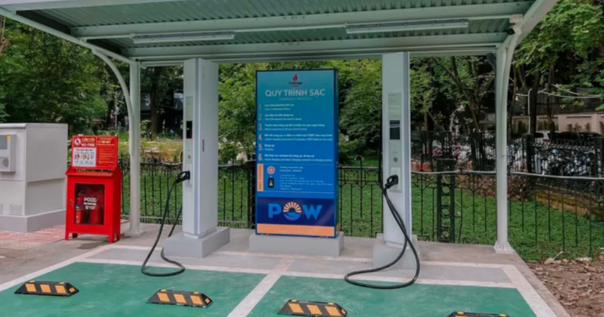 Danh sách trạm sạc xe điện công cộng PV Power năm 2026