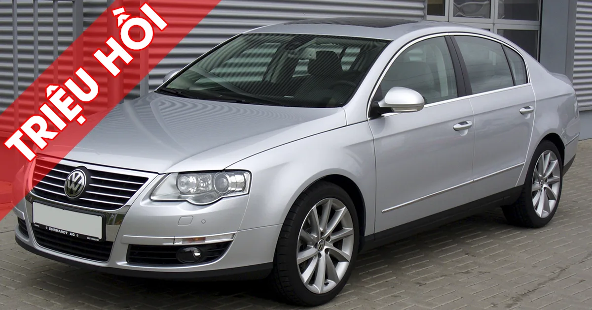 Triệu hồi xe Volkswagen EOS, Passat, Golf sản xuất từ năm 2009 đến 2015